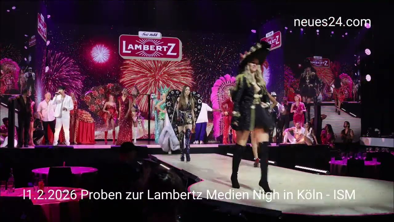 ISM Köln 2026 - Proben zur Lambertz Night 1.2.2026