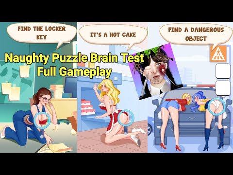 Naughty Puzzle Brain Test Game All Levels Gameplay