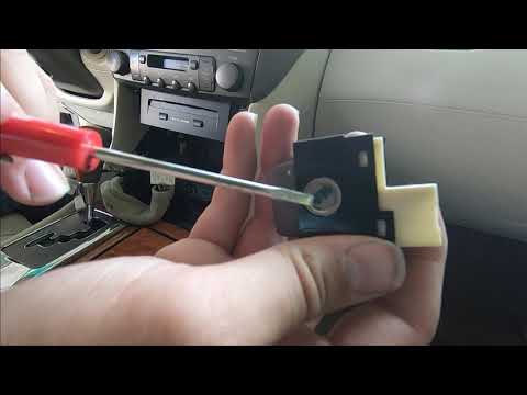 Lexus LS430 switch panel light replacement Tutorial