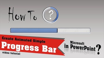 How to Create Simple & Circle Progress Bar in PowerPoint | Video Tutorial | by Enjoy Art