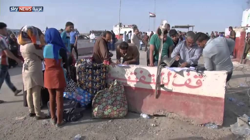 نازحون عراقيون يعانون لدخول بغداد