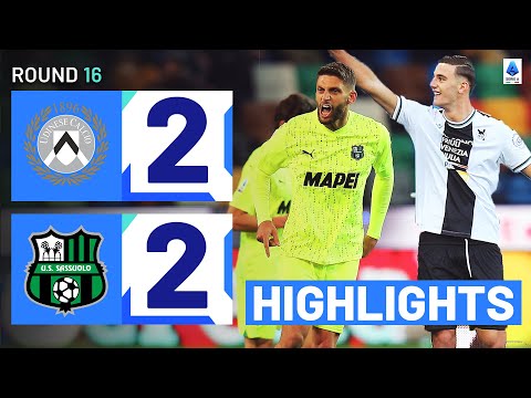 Udinese Sassuolo Goals And Highlights