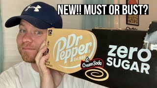 Dr. PEPPER ZERO SUGAR WITH CREAM SODA review | Must or Bust