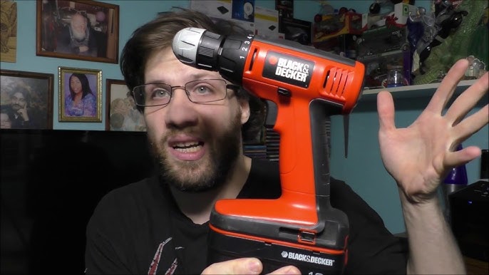 A Black & Decker space age drill – working by hand