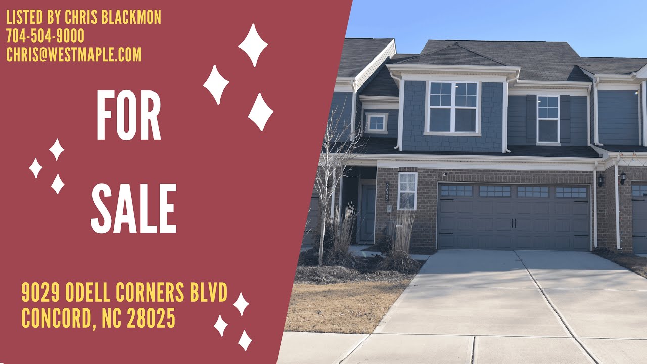 FOR SALE 9029 Odell Corners Blvd. Concord, NC 28025