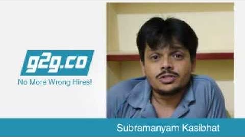 g2g.co Pitch for 10000 Startups