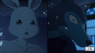 Legosi and Haru Moments from Beastars.