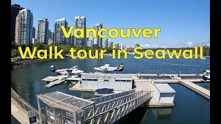Vancouver - one of the BEST place to visit  (4k WALKING TOUR in Canada Place and Vancouver Seawall)