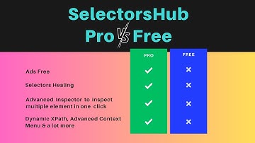 #SelectorsHub Pro vs Free | How can Pro Version increase Productivity by 10x