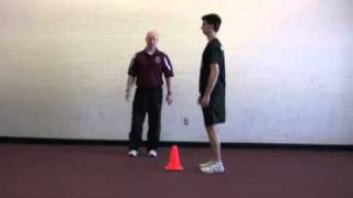Plyometrics- Standing Jumps- Cone Hops with 180 Degree Turn