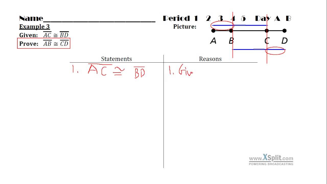 Geometric Proofs: Day 1 - YouTube