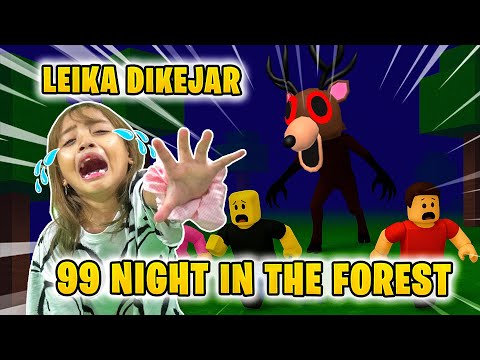 LEIKA NGGAK NYERAH !  REVIEW GAME KEREN 99 NIGHT IN FOREST [ ROBLOX INDONESIA ]