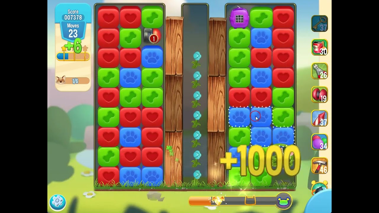 Pet Rescue Saga level 5335 no boosters | PuzzledCubes.site