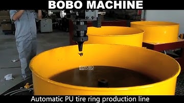 low pressure polyurethane foam injection machine and tire centrifuge machine