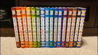 Diary of a Wimpy Kid Books in Rainbow Color Order