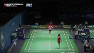 Match Point - Line Christophersen vs Neslihan Yigit - WS, QF - European Championships 2022