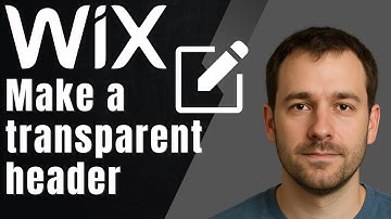 How to Make a Transparent Header on Your Wix Site (2025 Tutorial)