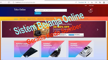 Sistem Belanja Online menggunakan Kode Sumber PHP MySQL Part 01