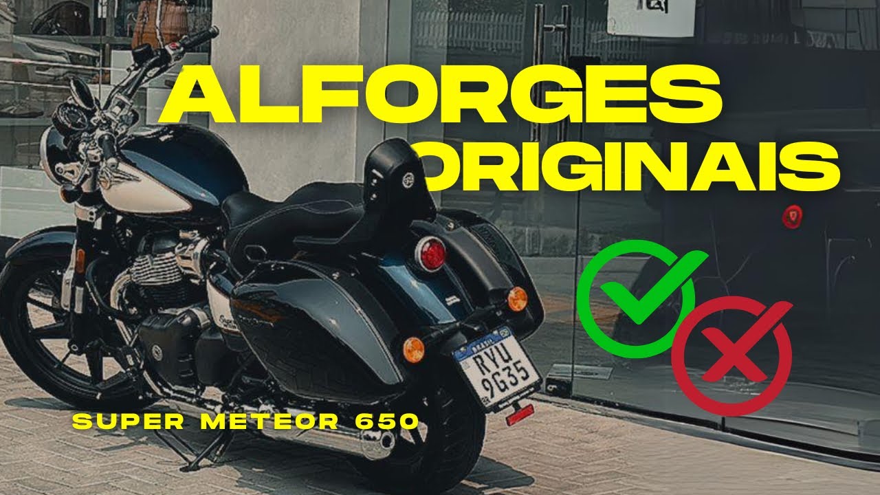 INCRÍVEIS POR FORA MAS POR DENTRO… ALFORGES ORIGINAIS SUPER METEOR 650 