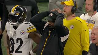 George Pickens BARELY misses a highlight reel catch & Steelers block FG | #football #nfl #sports