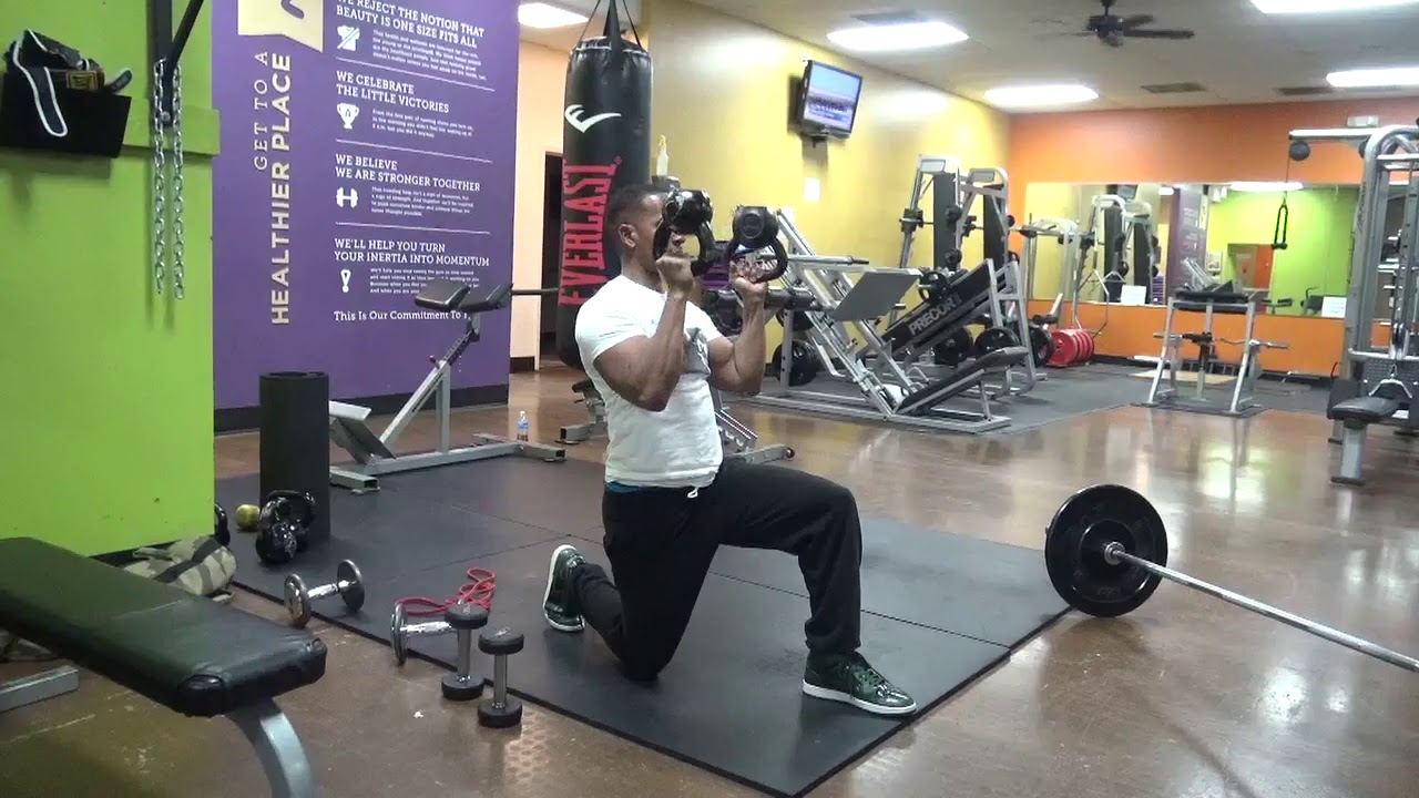 Half Kneeling Kettlebell Bottoms Up Press YouTube