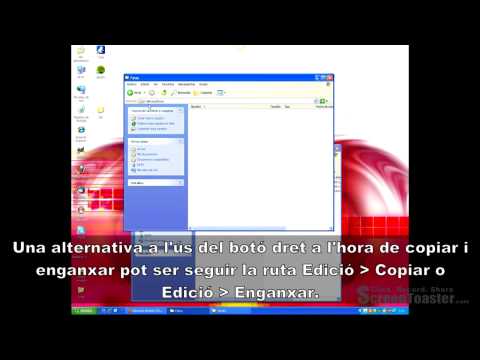 Vídeo: Com Copiar Fitxers Del Vostre Ordinador Al Disc