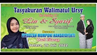 Ustadzah Mumpuni Handayekti dalam acara tasyakuran walimatul ursy Lia dan Syarif | @jag pro