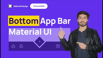 Bottom App Bar Material Design | Tutorial 02 - Urdu/Hindi