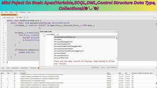 Salesforce Apex Mini Project | Apply Discount to Books (SOQL + DML + Interview Ready Example)(βΒ΄β‘`β)