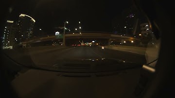 Comma 3X Dashcam Video Quality - Ultra Wide Angle FOV Dash Camera - Night Drive In Las Vegas NV
