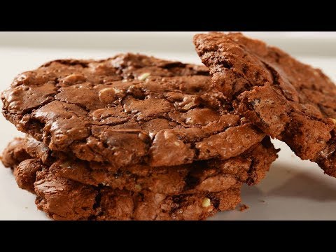 Chocolate Fudge Cookies Recipe Demonstration - Joyofbaking.com