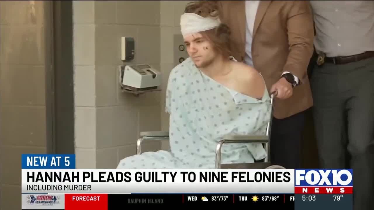 Mobile man pleads guilty to 9 felonies, including murder - YouTube
