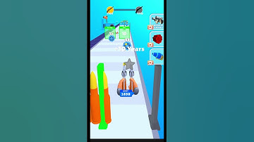 Impossible Level But I Did It! | Hyper Run 3D | #shorts #amazing #gamingshorts