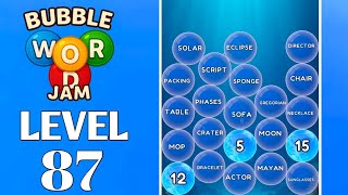 Bubble Word Jam Level 87 Full Walkthrough Solution screenshot 2