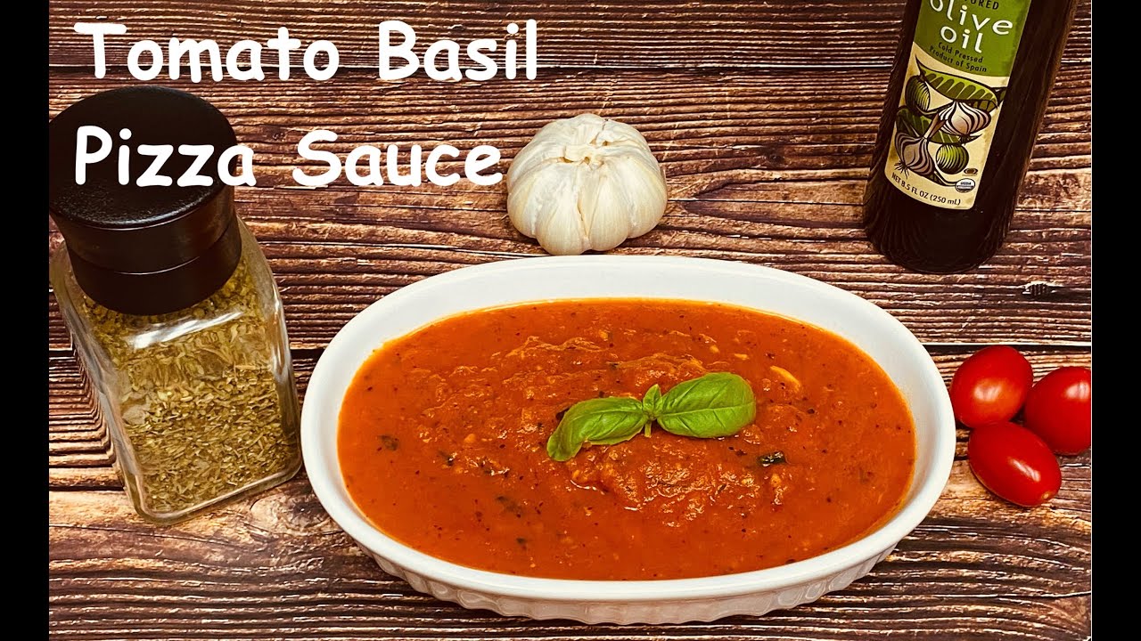 Pizza Sauce Recipe Homemade Pizza Sauce Recipe Tomato Basil Pizza 