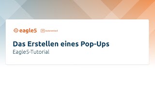 Eagle5 Tutorial: Das Erstellen eines Pop-Ups