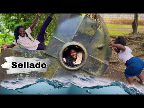 How to seal a punctured water tank (We sealed Ana's water tank) 😱