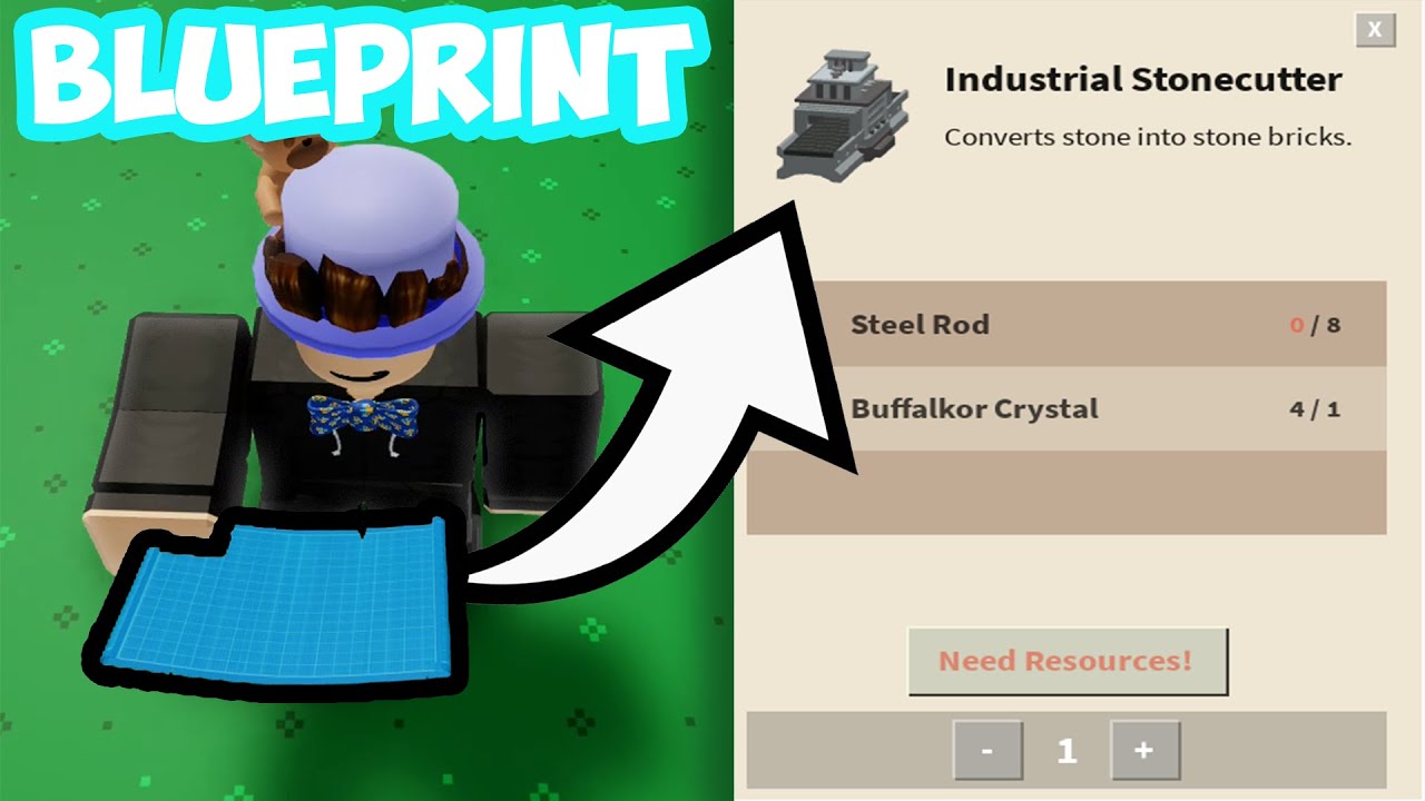 How To Get Blueprints Islands Skyblock Roblox Youtube - roblox blue print