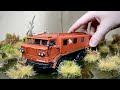 Самый БОЛЬШОЙ ЗиЛ 167 - ВЕЗДЕХОД в БОЛОТЕ. Диорама с автомобилем 1/43. Diorama with car.