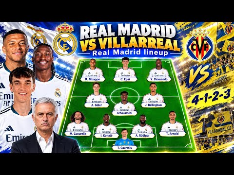 alfa88 x 188handball - REAL MADRID VS VILLARREAL C.F . Real Madrid potential lineup Laliga 2026/2027.