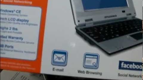 Sylvania SYNET07526 VIA Windows CE 6.0 & Android 2.2 Netbook