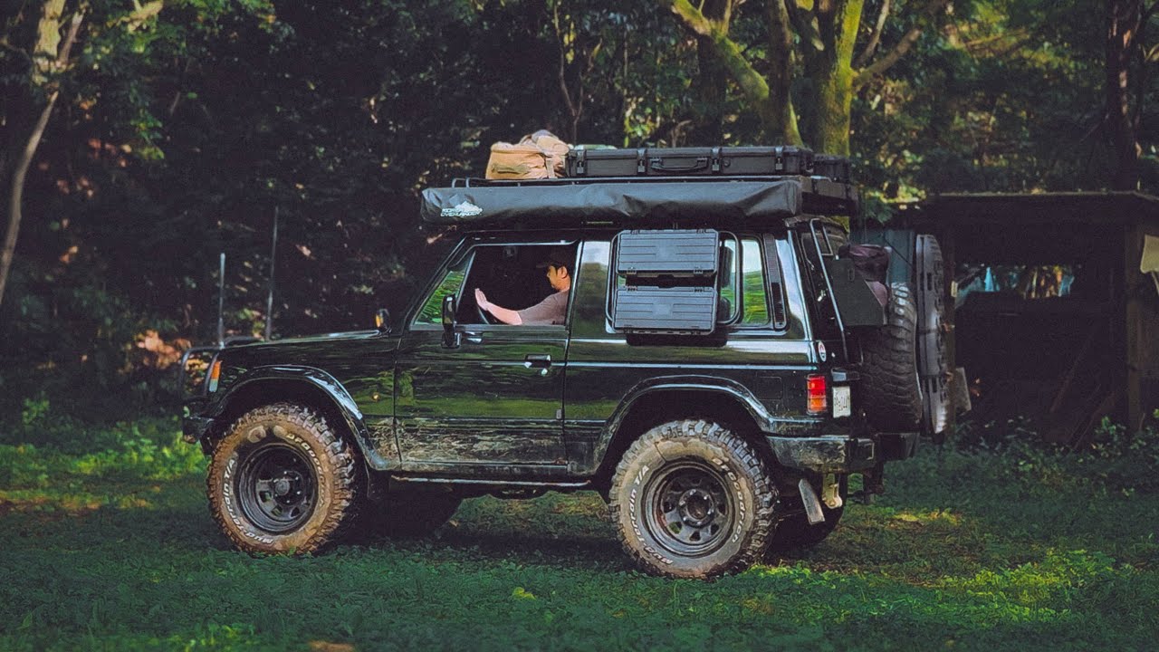 30년된 구닥다리 갤로퍼와 자발적 고립 캠핑 | ASMR | 리액트 전기자전거 [4K]