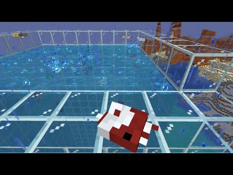 【 Ver1.21.4作成】超簡易的泡エレベーター式熱帯魚トラップ【Minecraft Java版】