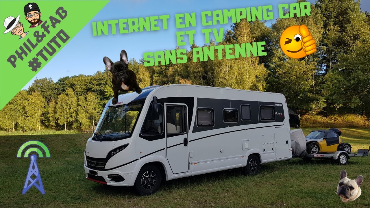 INTERNET ET TV SANS ANTENNE EN CAMPING CAR - YouTube