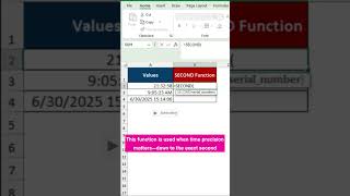 Excel SECOND Function ⏱️ Extract Seconds Instantly!