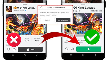 How To Fix Roblox "Content Not Accessible" Error - Can