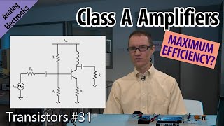 Efficiency of Class A Amplifiers (31-Transistors)