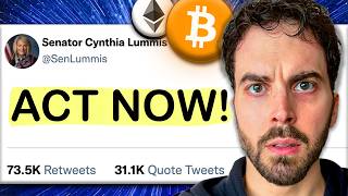 Congress: "I Urge You To Act Now.. Before the Opportunity Slips Away" (Crypto News)
