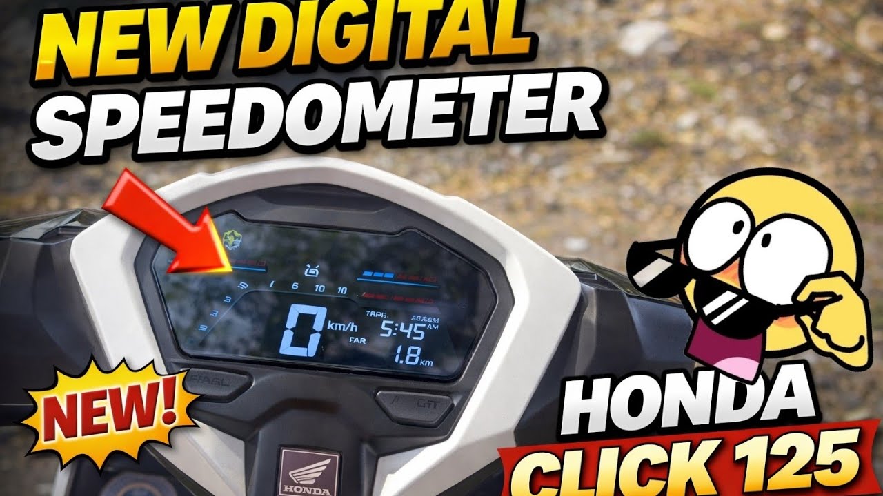 Digital Click Speedometer Click 125 Upgrade! Digital Speedometer na Parang Big Bike! - YouTube