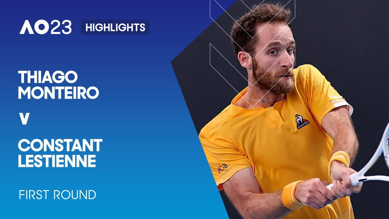 Thiago Monteiro v Constant Lestienne Highlights | Australian Open 2023 First Round